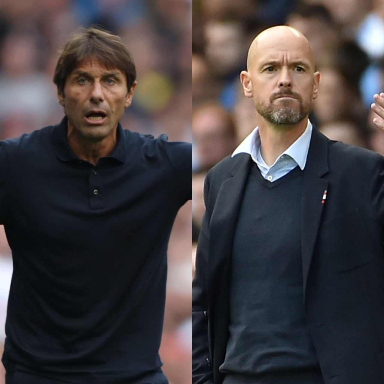 Conte e ten Hag, Premier League - stopandgoal.com (La Presse)