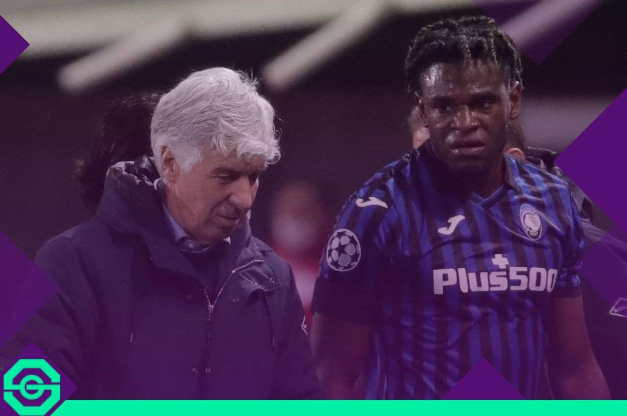 Giampiero Gasperini e Duvan Zapata, Atalanta - stopandgoal.com (La Presse)