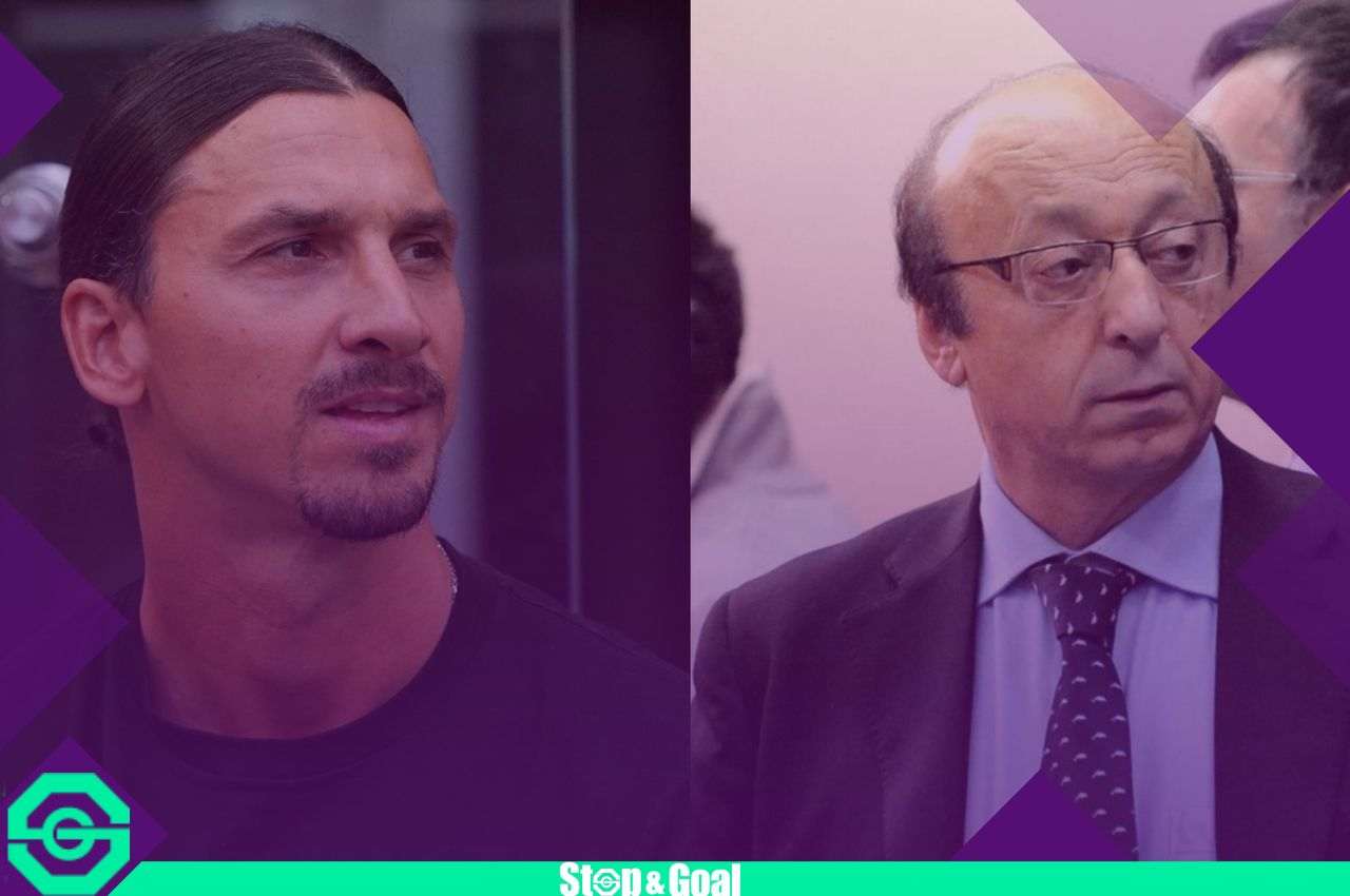 Ibrahimovic e Moggi, calciomercato Milan - stopandgoal.com (La Presse)