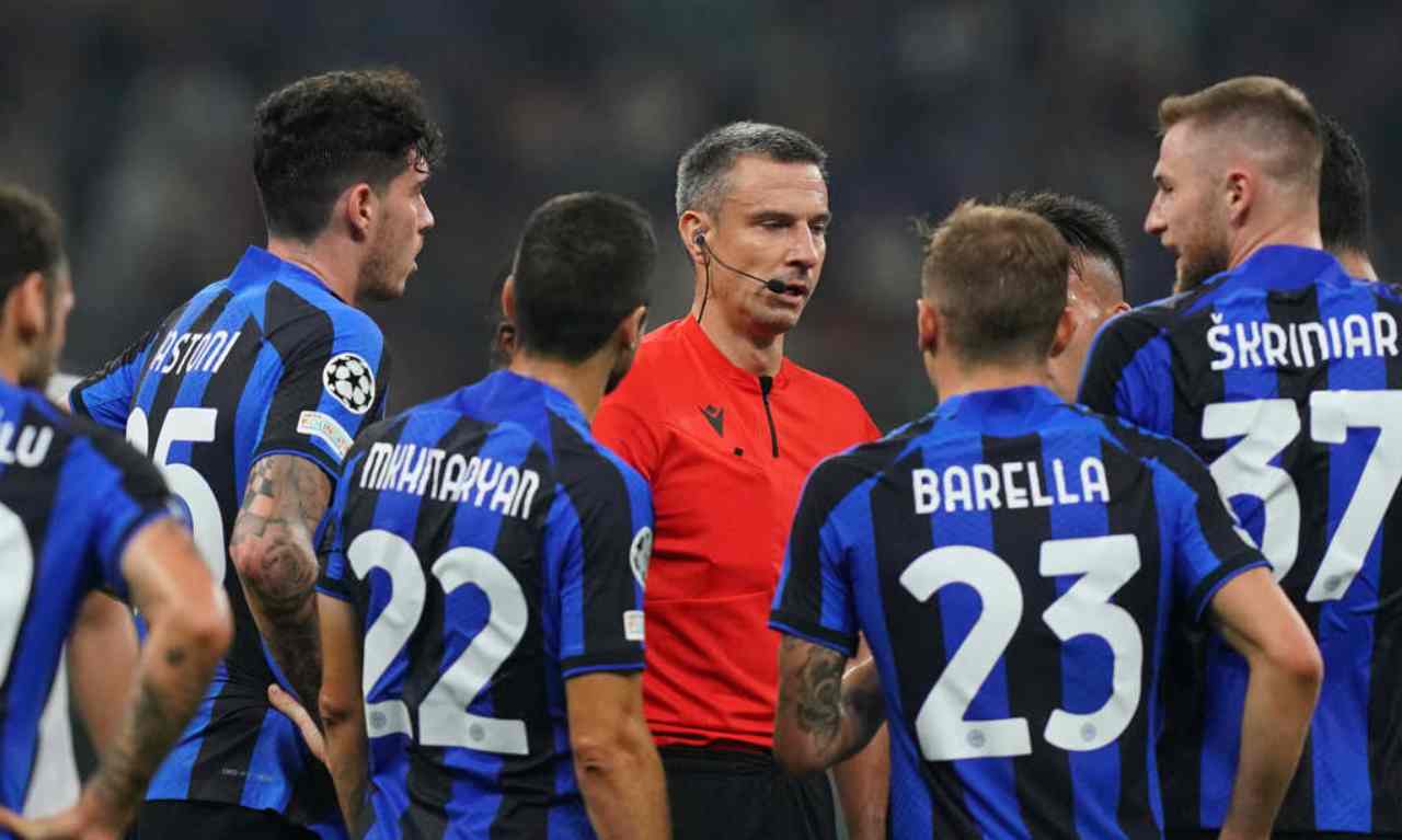 Inter Barcellona moviola rigore