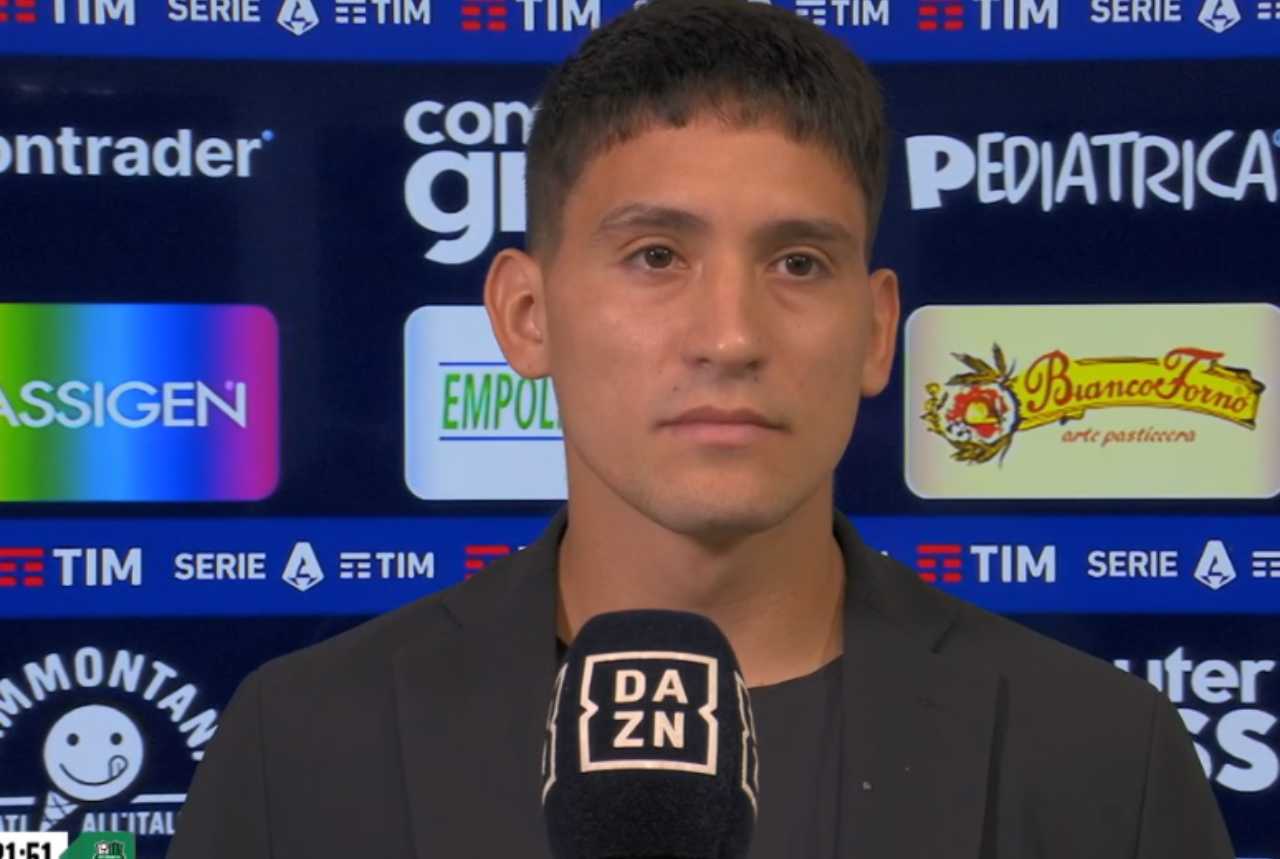 Satriano Empoli Sassuolo Dazn itw