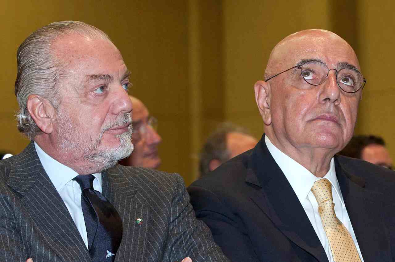 Serie A, De Laurentiis e Galliani - stopandgoal.com (La Presse)