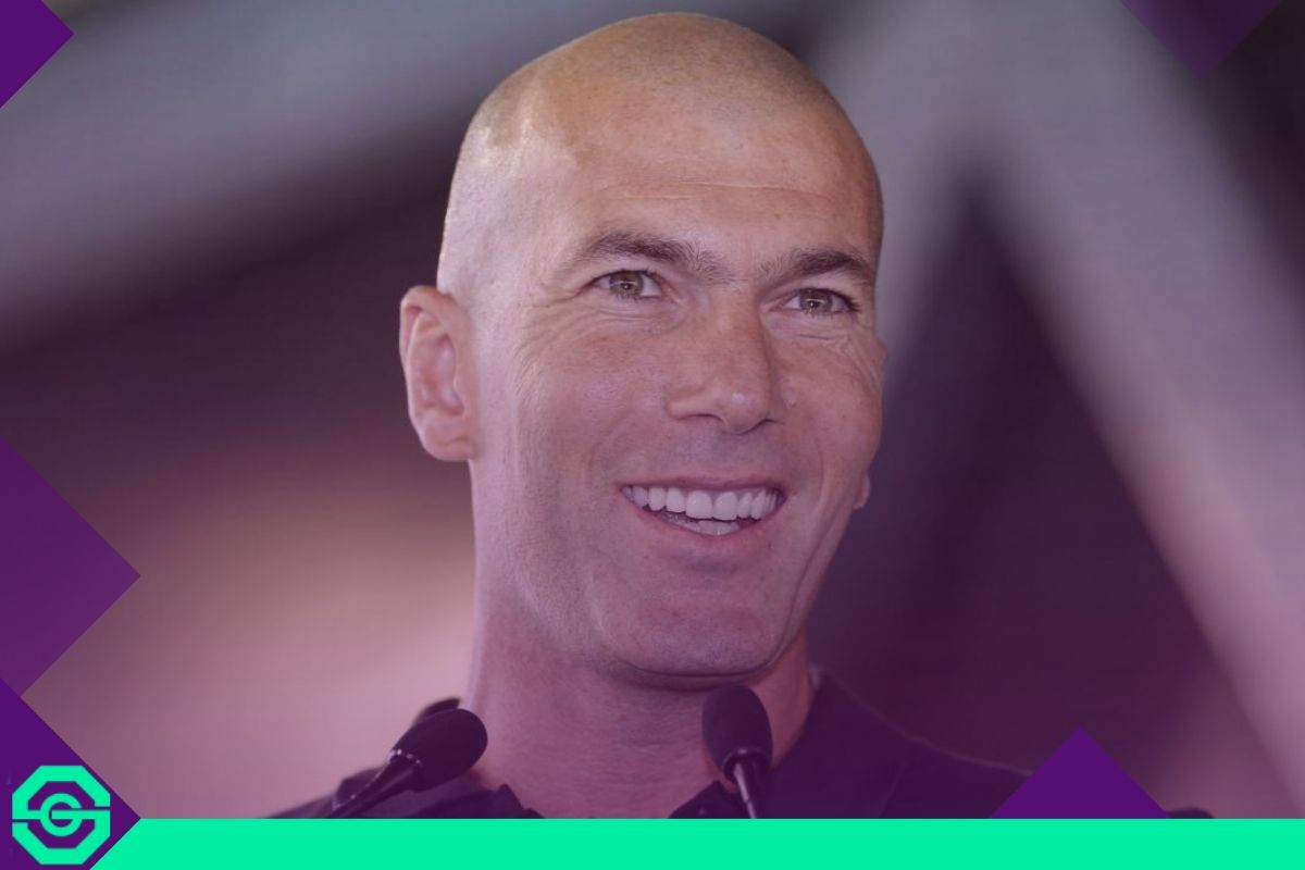 Zidane primo piano foto laPresse