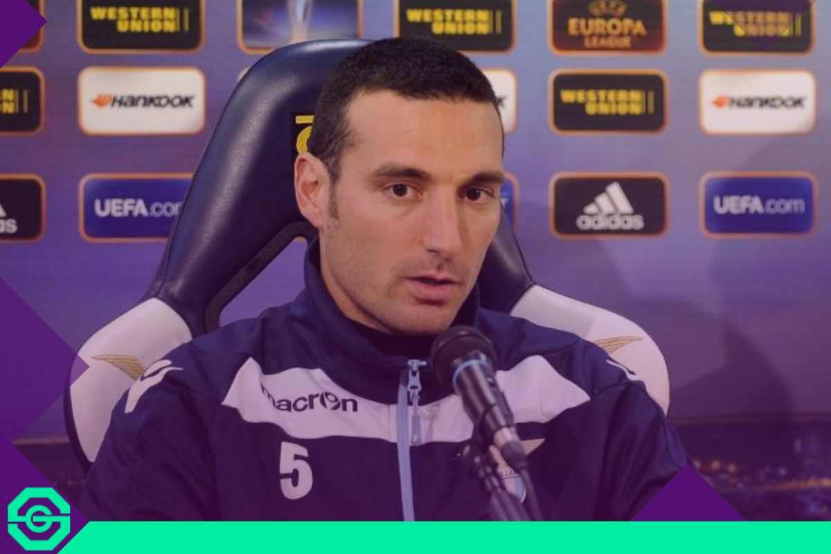 scaloni ai tempi della Lazio foto laPresse