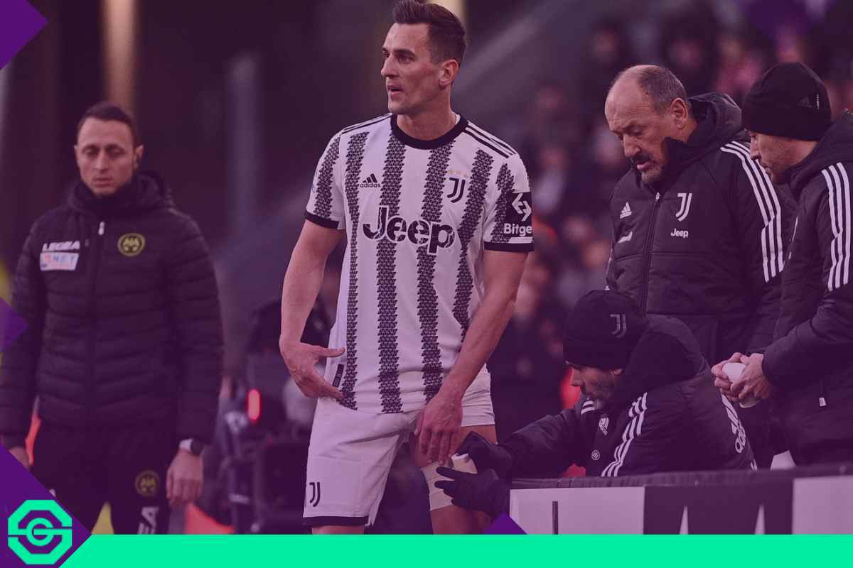 Milik infortunio Juventus