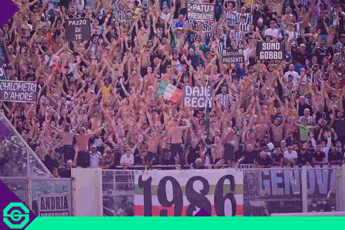 Tifosi Juventus protesta processo