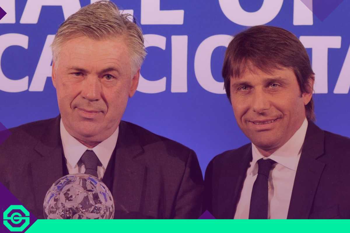 Ancelotti e Conte - Stopandgoal.com