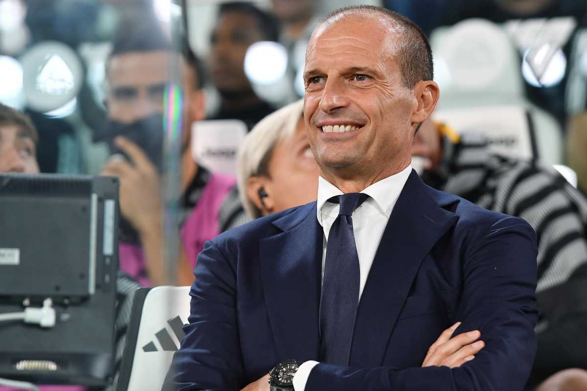 Massimiliano Allegri contento per il colpo di mercato