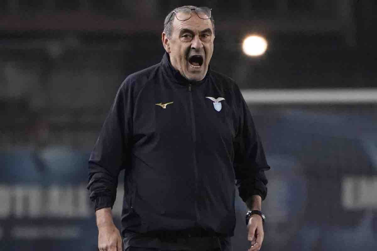 Maurizio Sarri arrabbiato