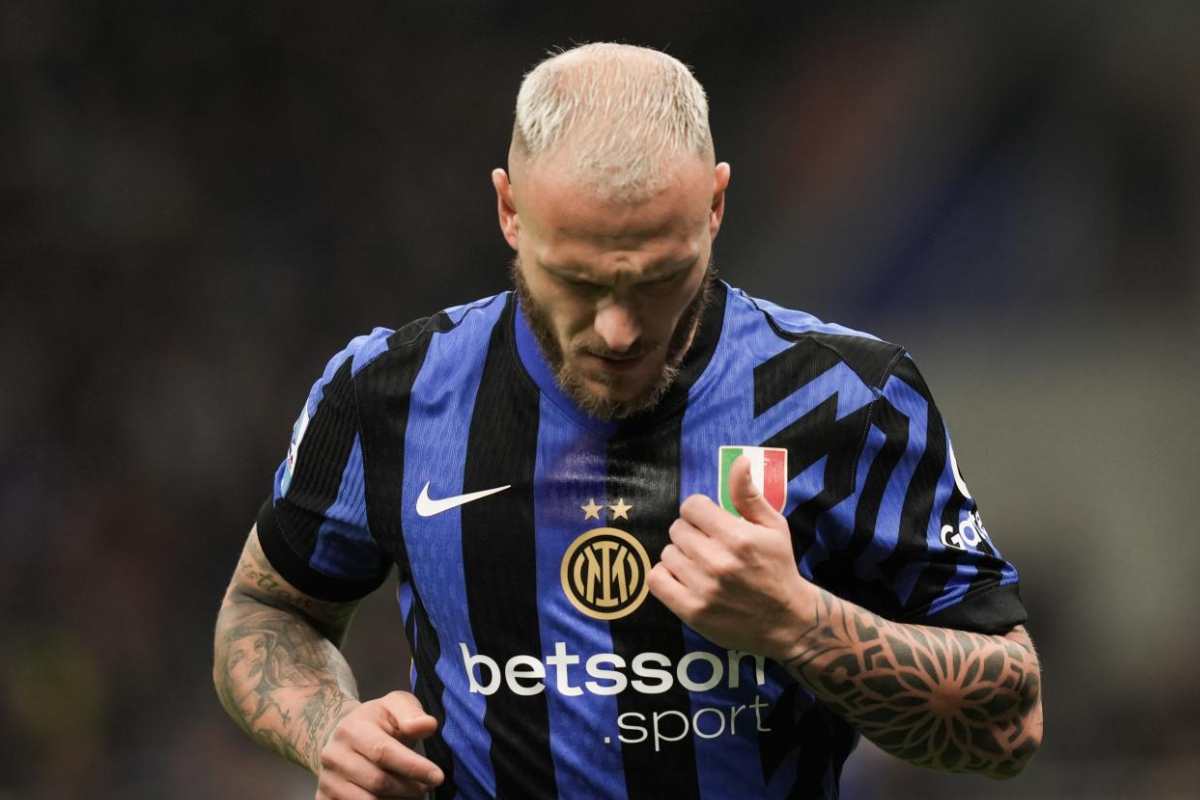 Dimarco corre in campo