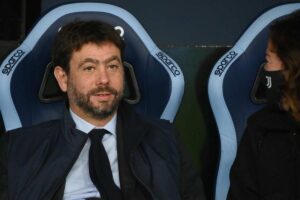 Andrea Agnelli in panchina