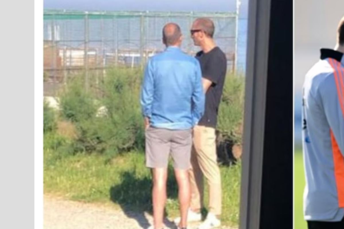 Colloquio tra Allegri e Chiellini