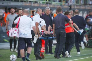Infortunio e tegola, stagione finita
