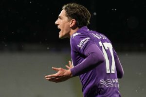 Rissa Roma-Fiorentina Zaniolo