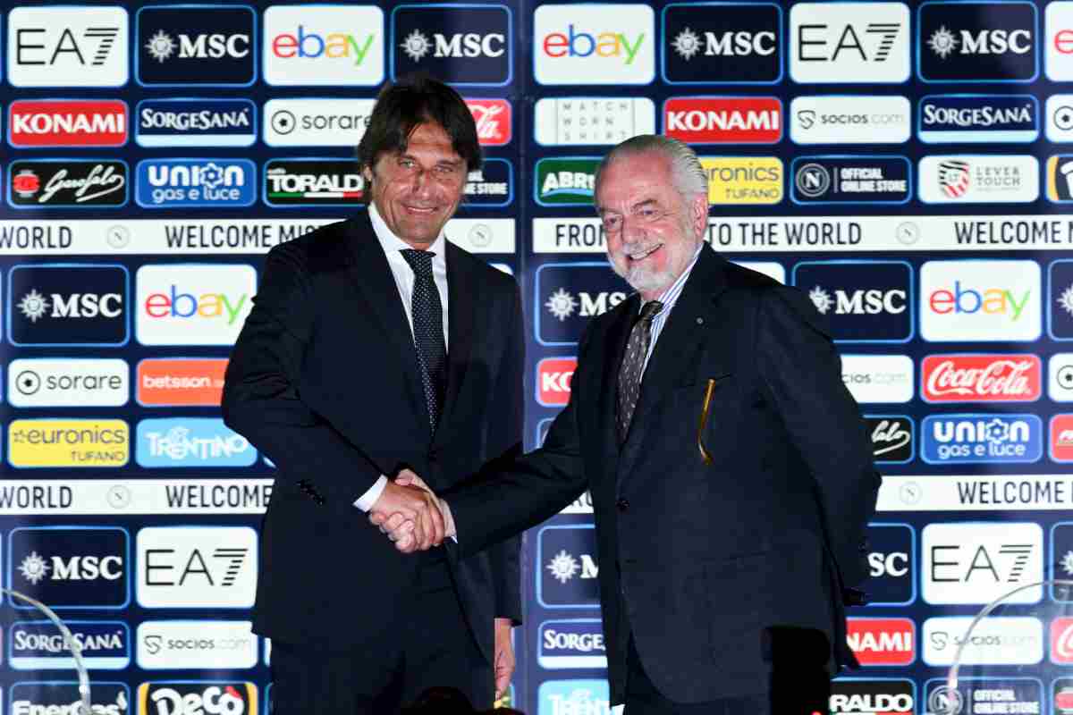 Aurelio De Laurentiis e Antonio Conte