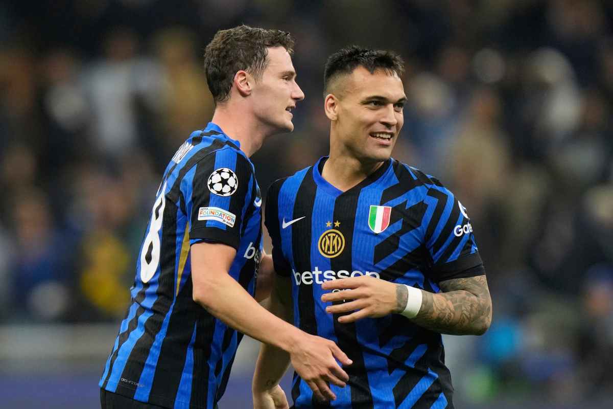 Lautaro Martinez e Benjamin Pavard