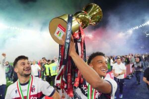 Riccardo Orsolini e Dan Ndoye