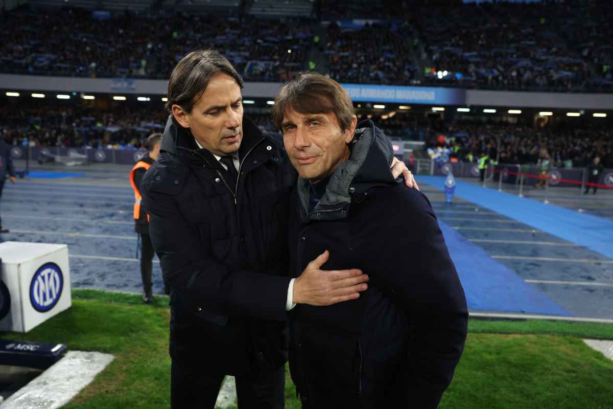 Simone Inzaghi e Antonio Conte